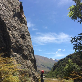 Climbing at Hospital Flat